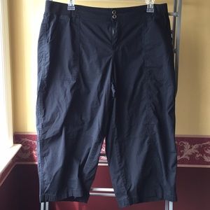 Black Lane Bryant Capris size 20